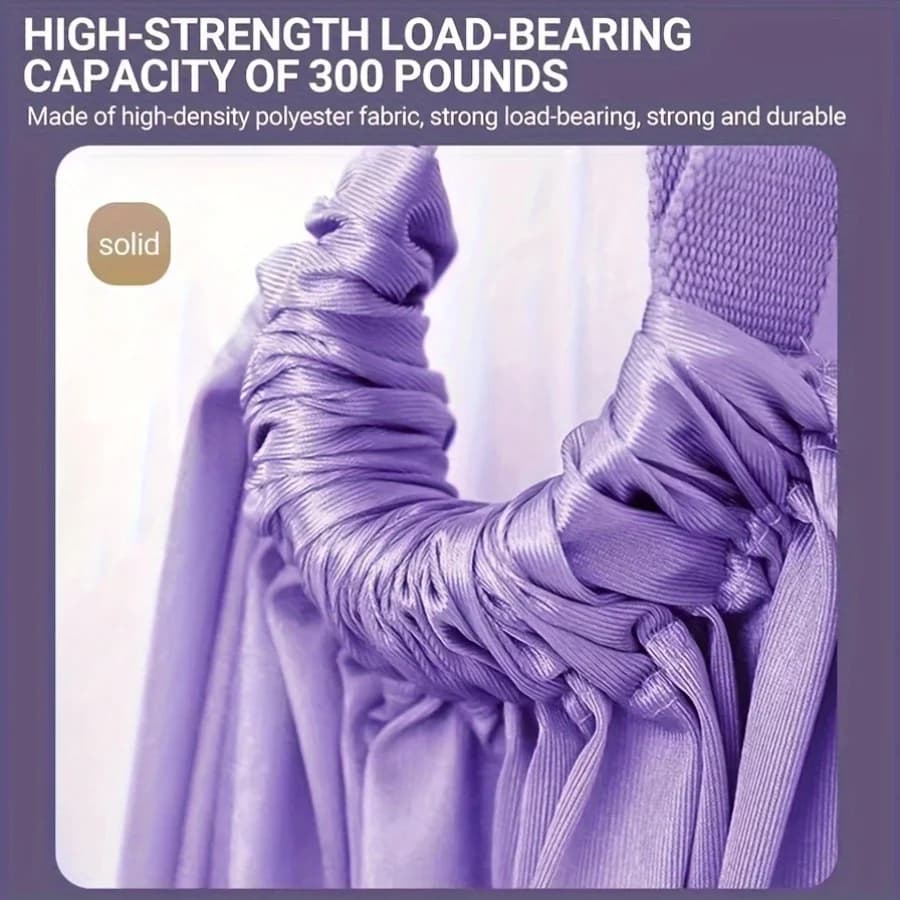 Adjustable Aerial Yoga Strap with Door Anchor