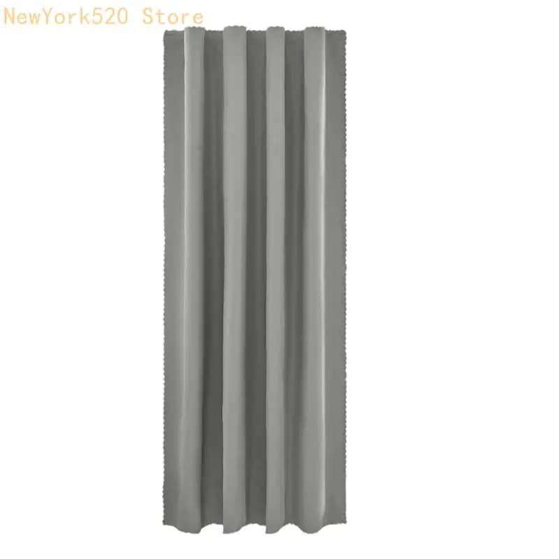 Blackouts Window Curtains Heat Insulating Soundproof Polyester Materials Easy Install Home Decoration N84C