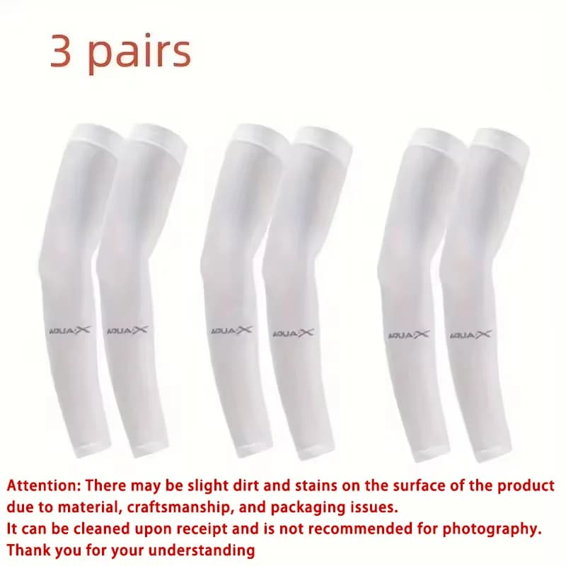 1/3 Pair of Breathable Sun Protection Sleeves - Breathable & UV Protective Gear for Sports, Driving, & Outdoor Adventures