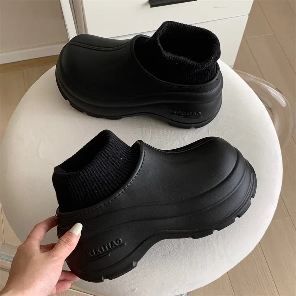 Women's Waterproof Padded Winter Short Boots