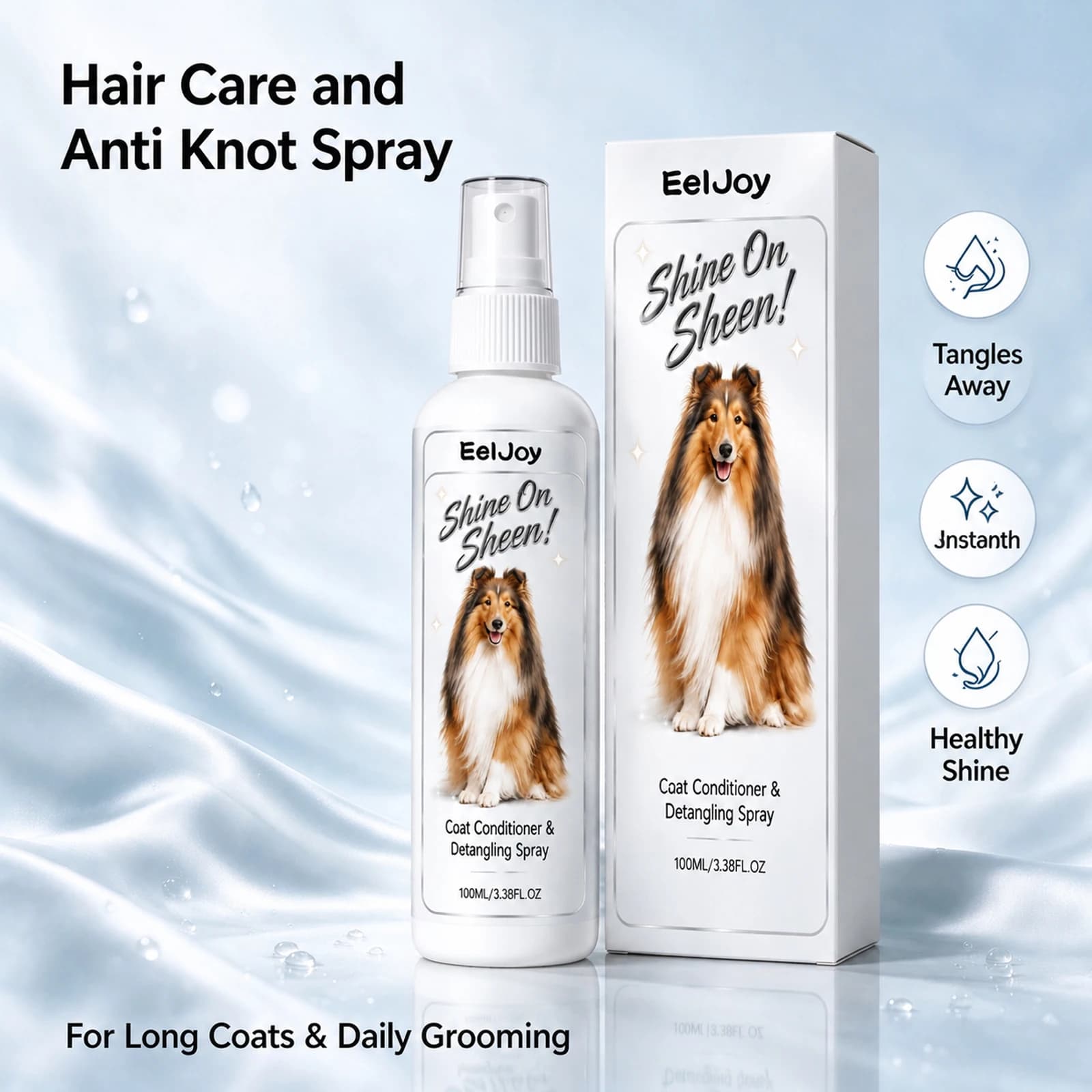 Pet Coat Detangler Conditioner Spray