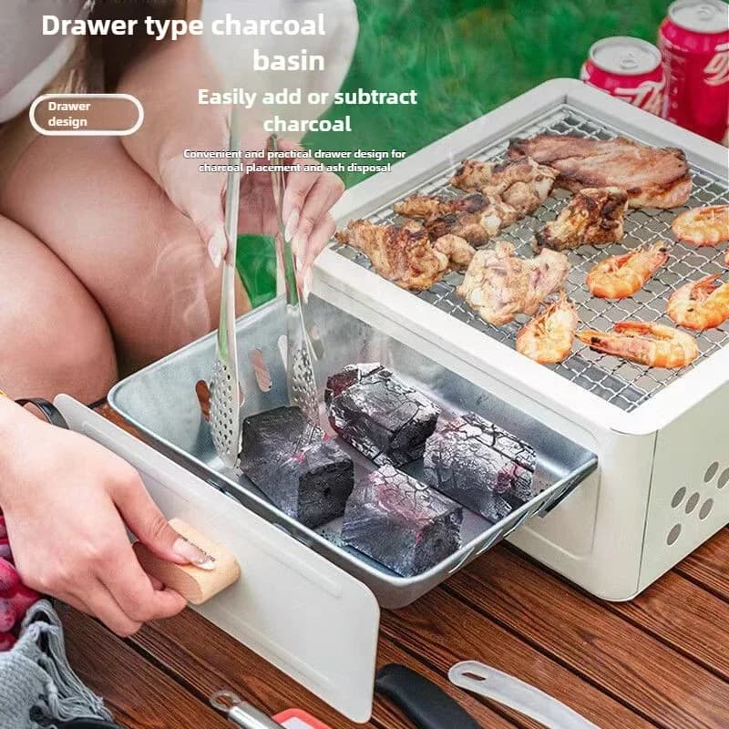 Portable Charcoal Barbecue Grill