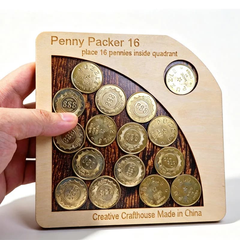 Penny Baffling Puzzle Brain Teaser
