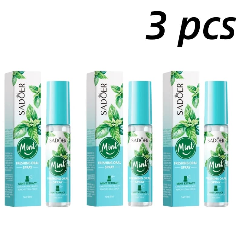 Mint and Peach Breath Freshening Spray