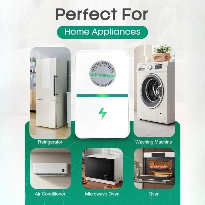 Home pro Power Energy Saver with Stable Voltage US/UK/EU Plug - Household Electricity Energy Efficient Device