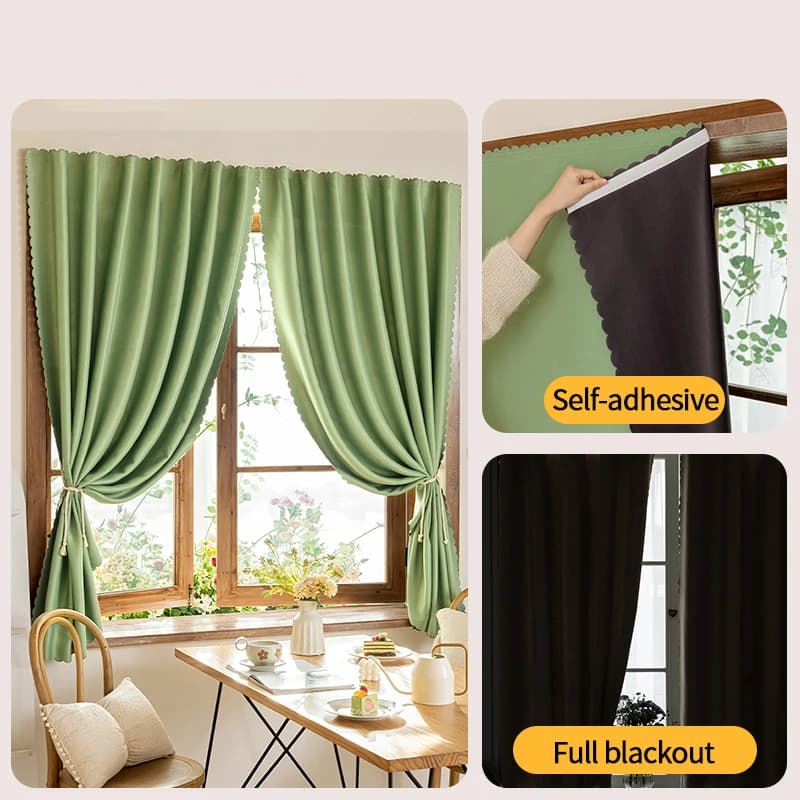 Self-Adhesive Blackout Curtain Panel