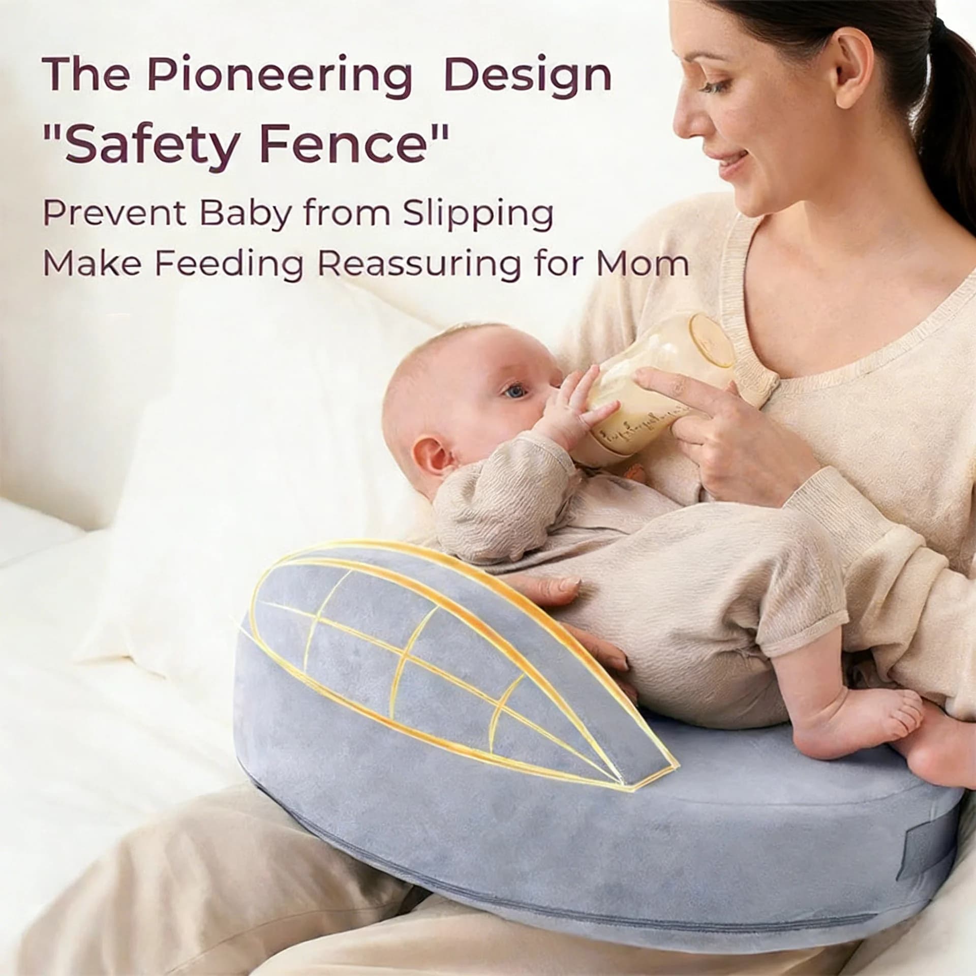 U-Shaped Nursing Support Pillow