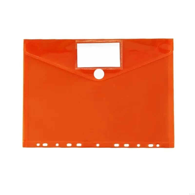 11-Hole File Folder with Label Pocket