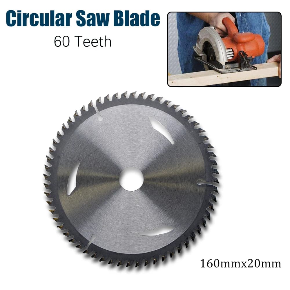160mm Circular Saw Blade 60 Tooth Cutting Disc