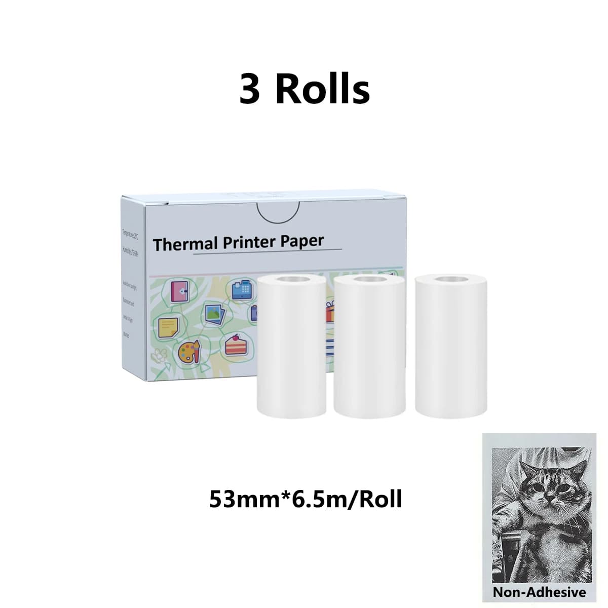 Instant Print Camera with USB Rechargeable Battery