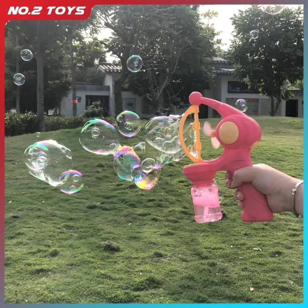 Automatic Bubble Gun with Soap Solution