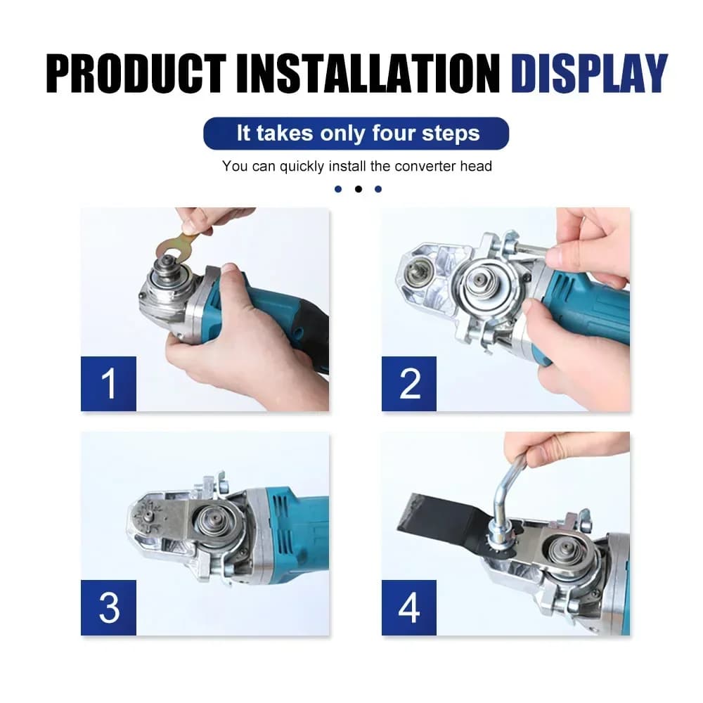 Universal Angle Grinder Conversion Head Adapter