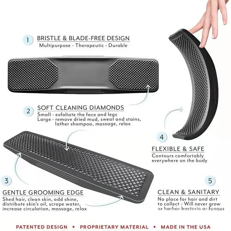 Horse Massage and Grooming Brush Kit