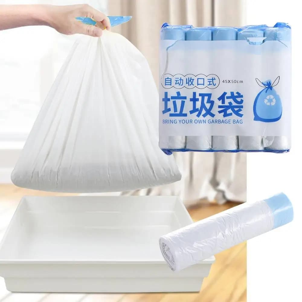 Cat Litter Box Trash Bags With Drawstring