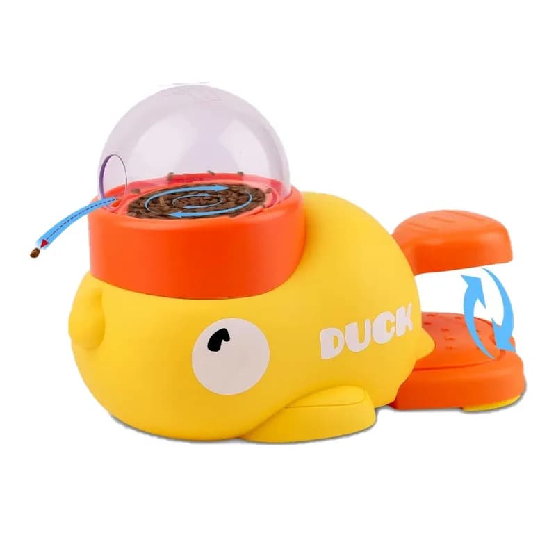 Interactive Dog Puzzle Feeder With Button