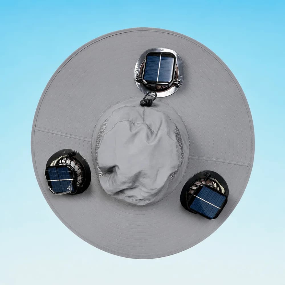 Solar Fan Hat with UV Protection