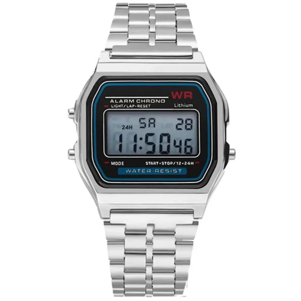 Men's Digital Waterproof LED Quartz Watch