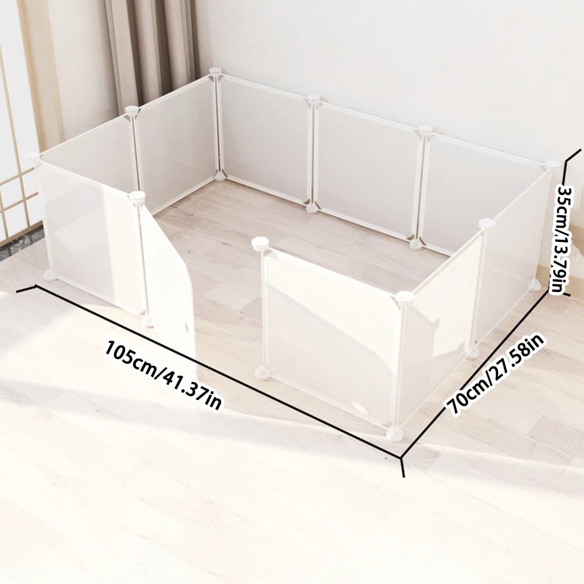 Detachable Plastic Pet Playpen for Small Animals