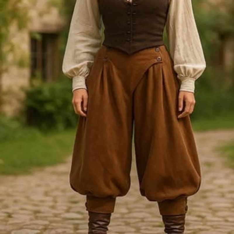 Women's Capri Bloomer Pants Victorian Costume