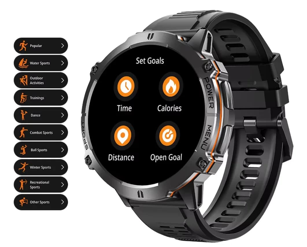 Relógio inteligente (smart watch) Carbon, modelo SCX-3, dispositivo eletrônico vestível de pulso