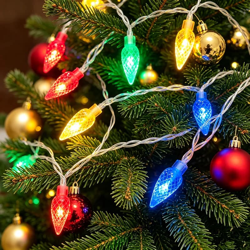 RGB Fairy String Lights Battery USB Powered