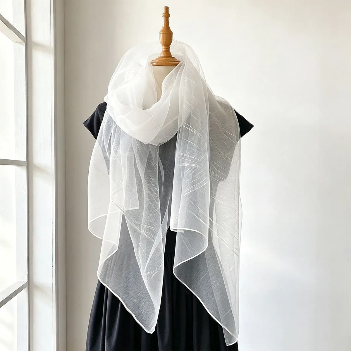 Lightweight Solid Scarf Shawl for Women