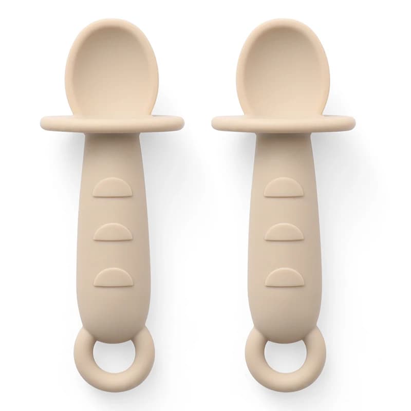 Silicone Self-Feeding Spoons for Baby
