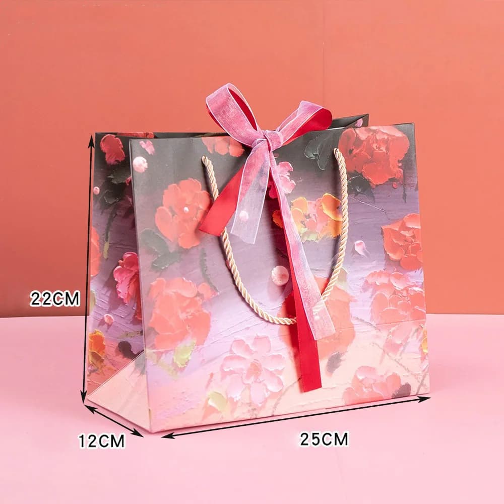 Kraft Paper Gift Bag with Handles