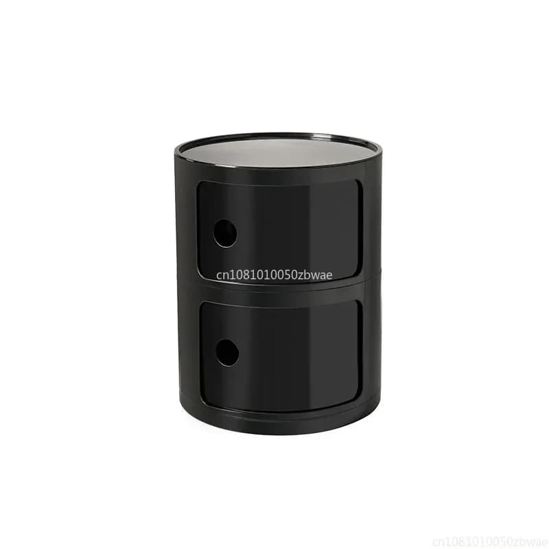 Nightstands Modular Bedside Table Round Large-capacity Storage Bedside Small Cabinet Bedroom Simple Storage Narrow Side Cabinet