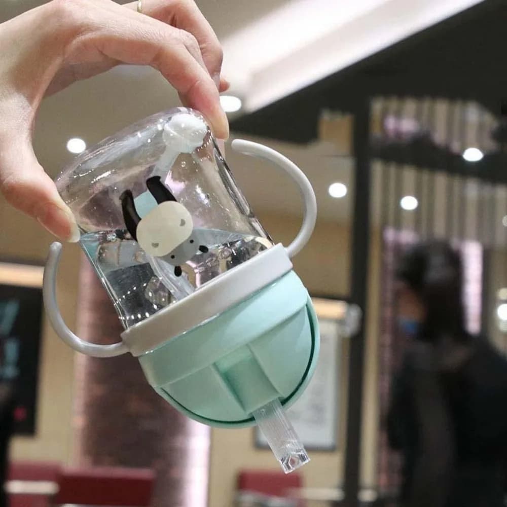 Cartoon Animal Sippy Cup 300ml Leak-Proof