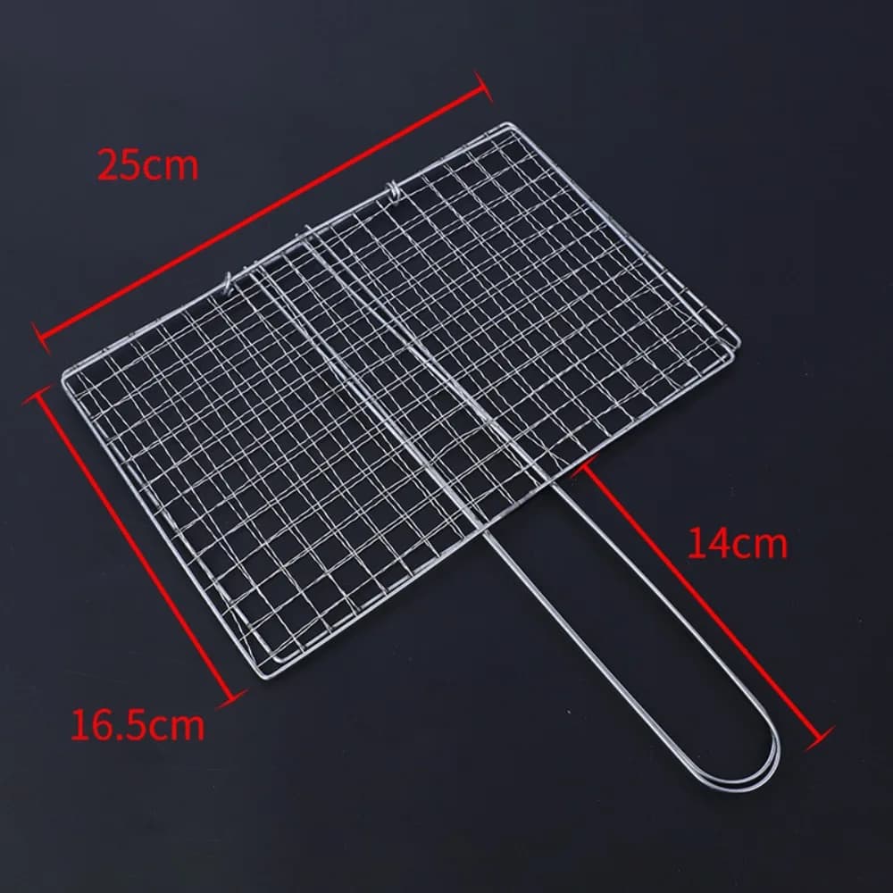 1set Barbecue Grilling Basket Grill BBQ Net Steak Meat Fish Net Siz Vegetable Kitchen BBQ Tools