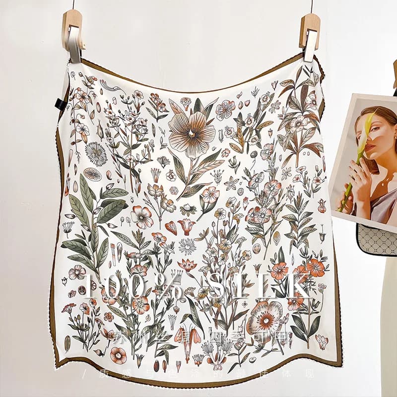 Mulberry Silk Square Scarf