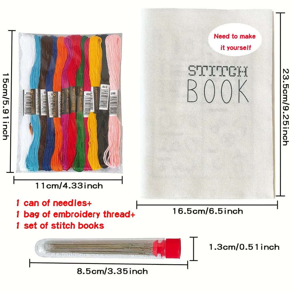 Embroidery Practice Kit for Beginners