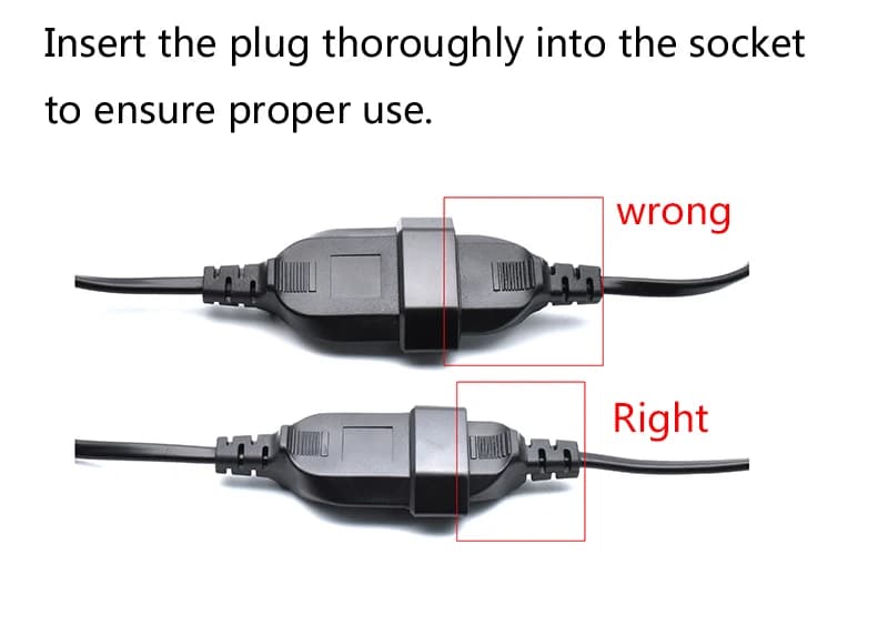 EU Power Extension Cord 5M