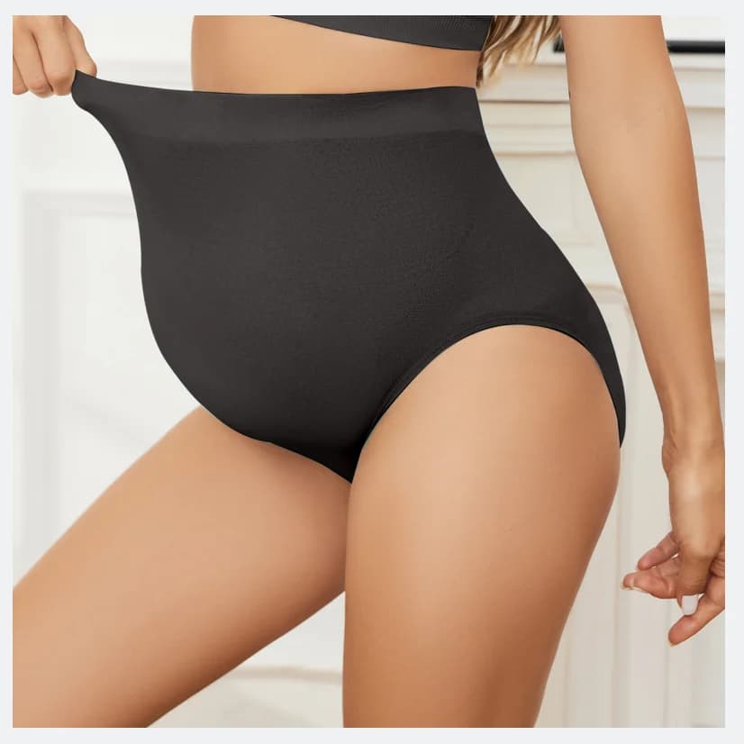 Seamless High Waisted Pregnancy Underwear