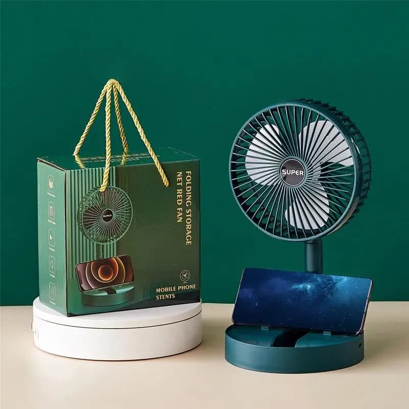 Portable Folding Adjustable Height Fan