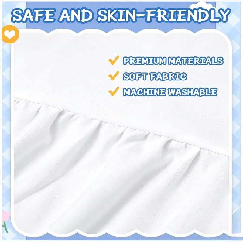 Crib Skirt with 16 Inch Drop