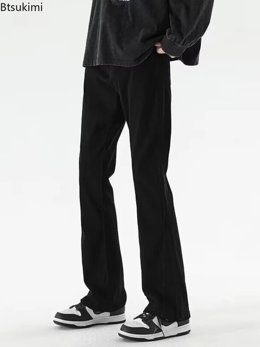 Men's Straight Leg Micro Flared Jeans