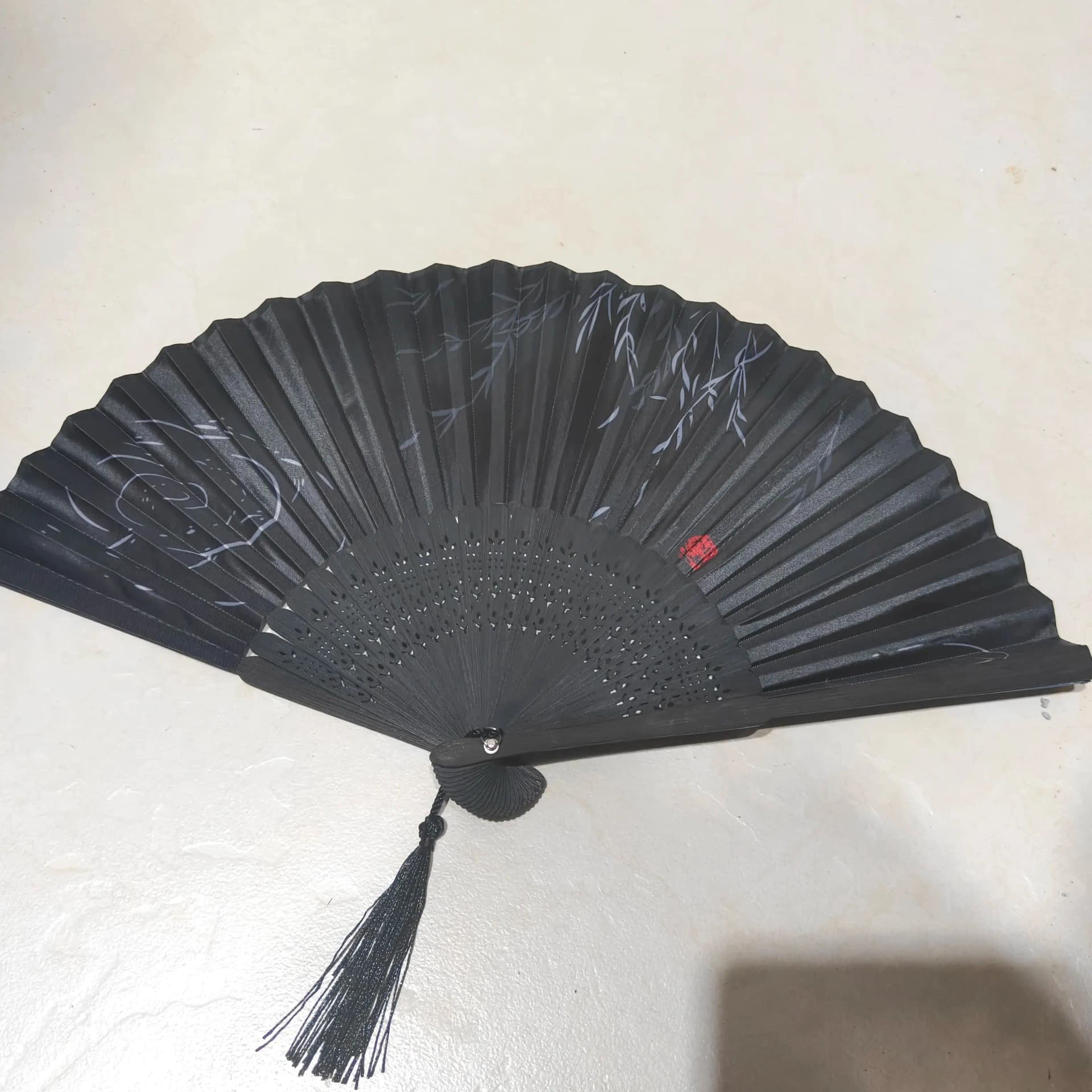 Elegant Wooden Folding Hand Fan