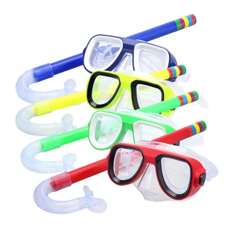Kids Snorkel Set with Dive Mask and Breathing Tube