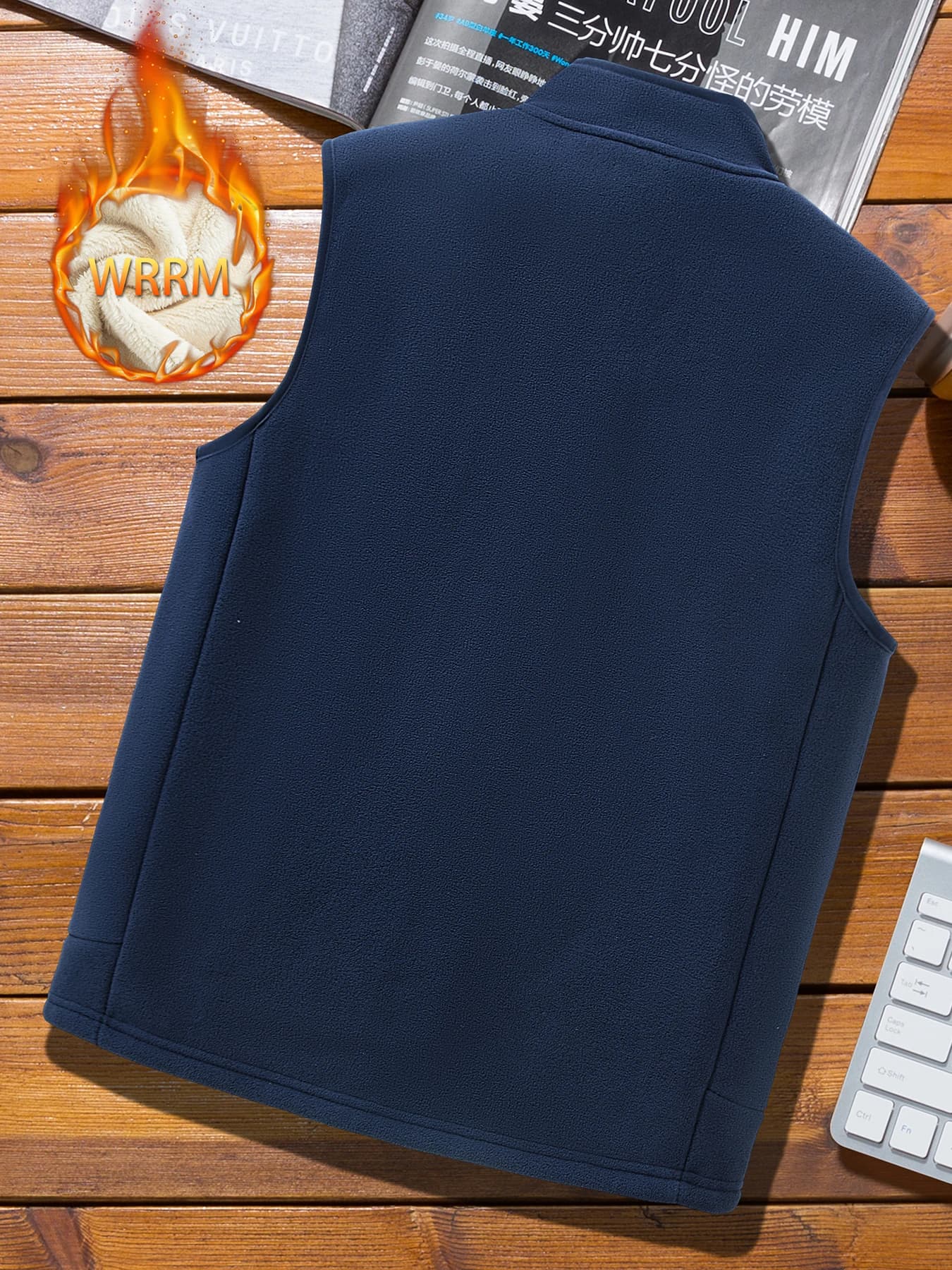 Men's Fleece Lined Vest Jacket