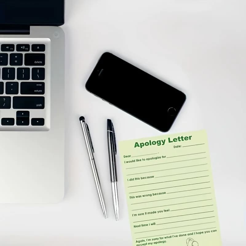 Apology Letter Writing Paper
