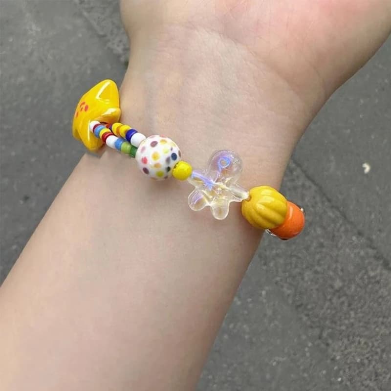 Star Beaded Stretch Bracelet
