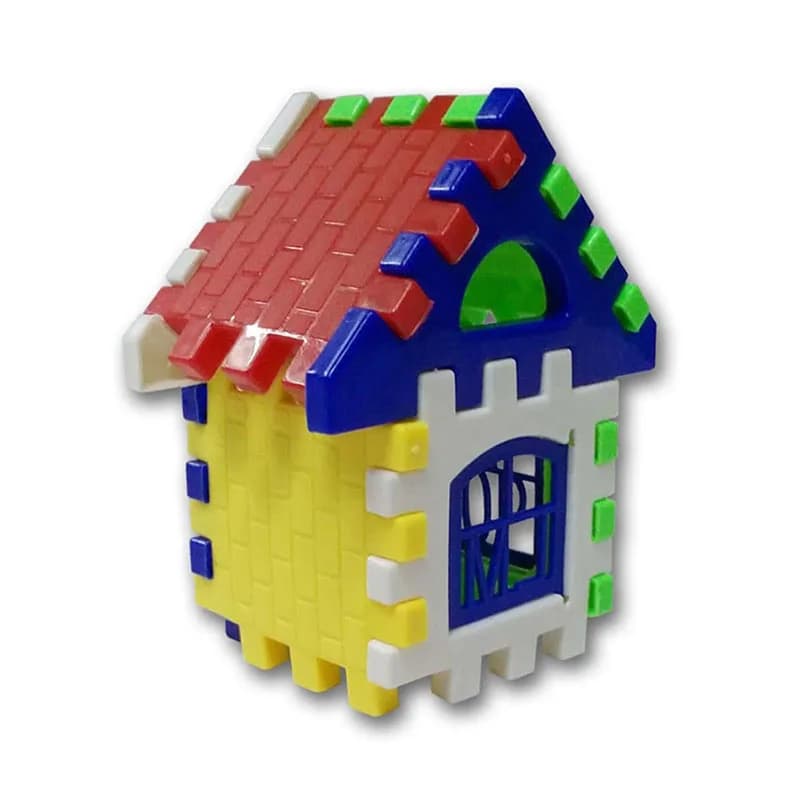 Colored Plastic Building Blocks Puzzle Toys