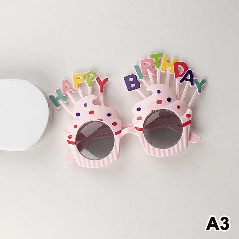 Birthday Party Novelty Glasses Photo Booth Props