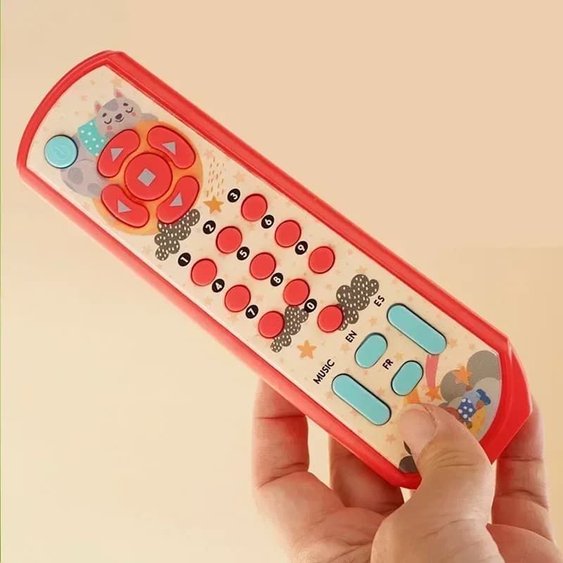 Baby TV Remote Control Toy with Music and Lights