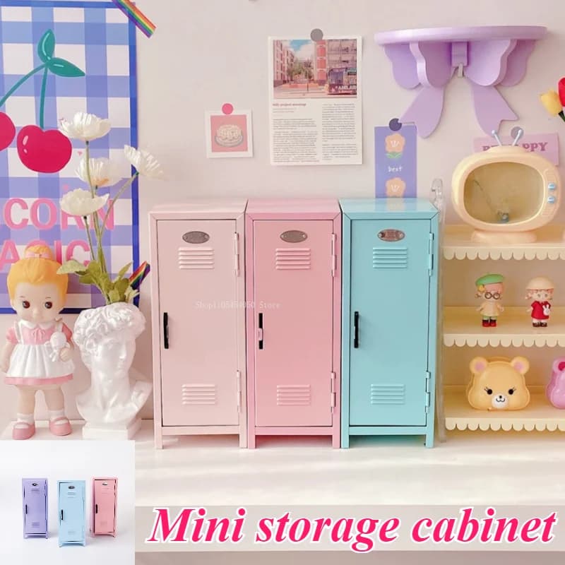 Mini Stainless Steel Storage Cabinet with Lock
