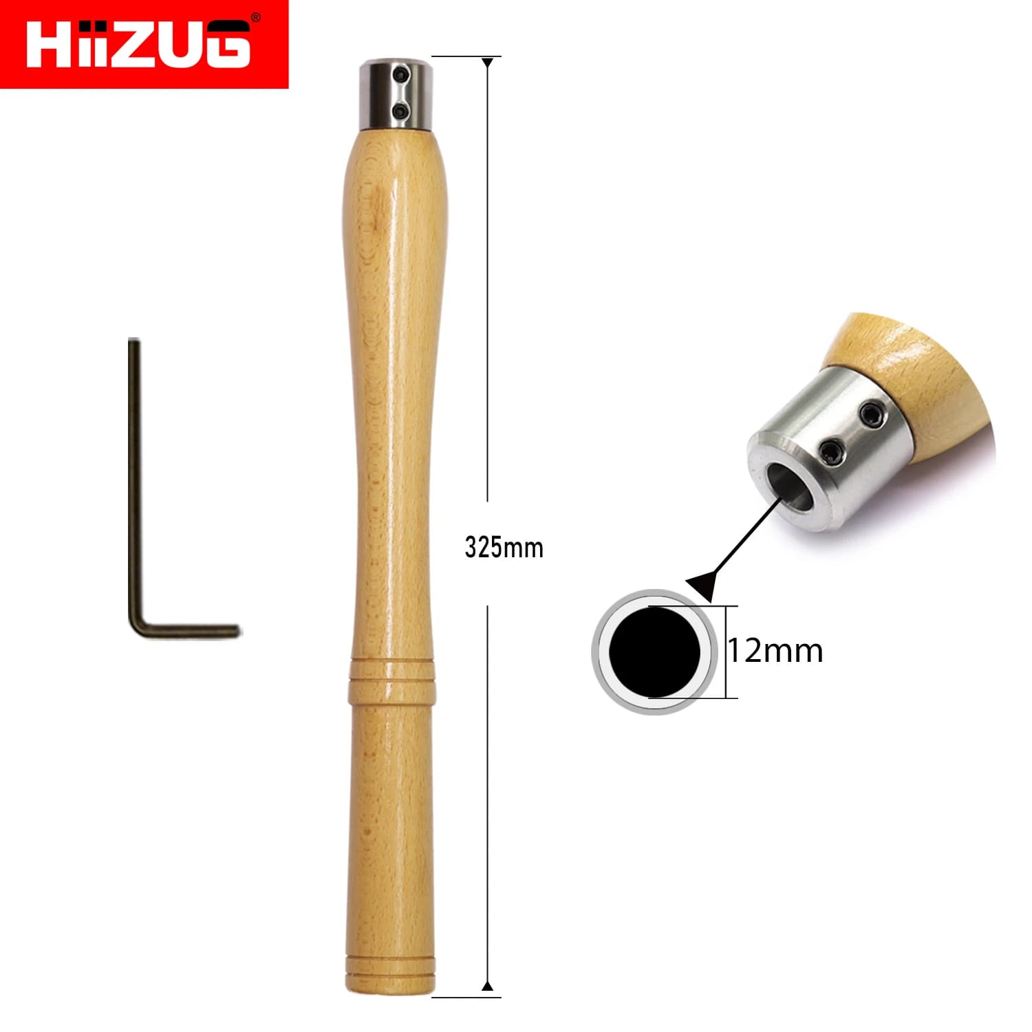 Wood Turning Lathe Tools Carbide Tipped Lathe Chisel Handle Tool for Wood Hobbyist or DIY or Carpenter