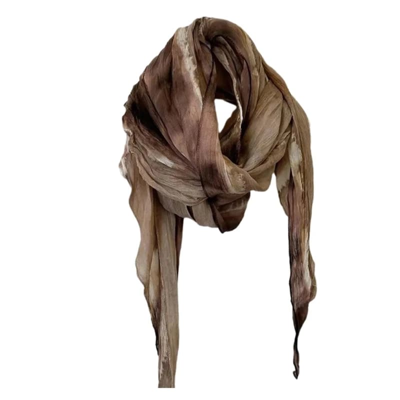Lightweight Tie-Dye Neck Scarf Wrap