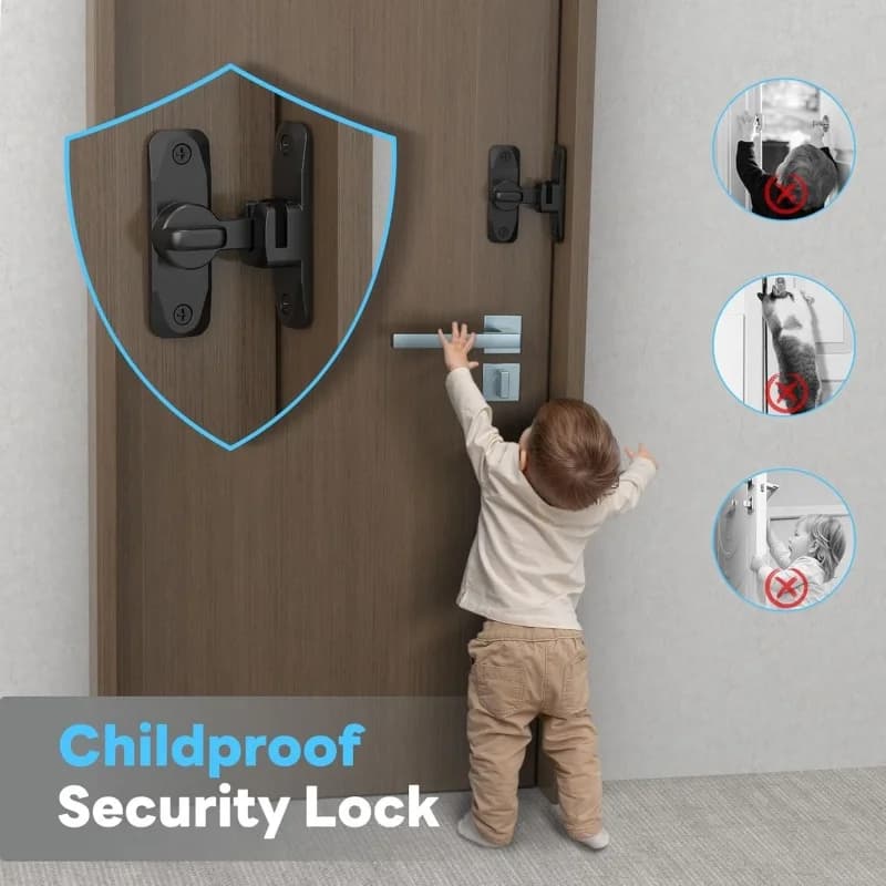 90/180 Degree Flip Door Latch Lock
